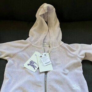brand new Burberry Girl's Timmy Cotton-Blend EKD Hoodie, size 3